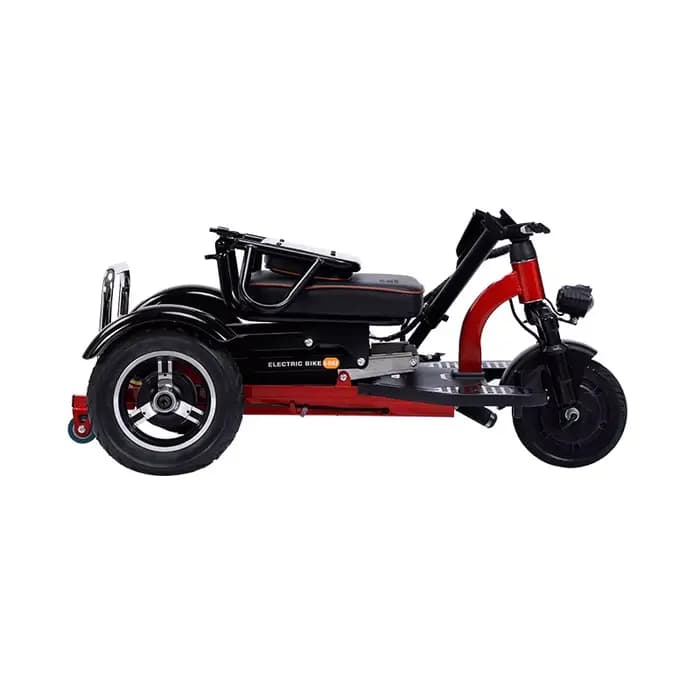 Trottinette de mobilité pliante légère à 3 roues de 10 pouces pour personnes âgées