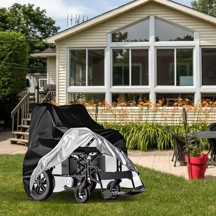 Housse pour fauteuil roulant électrique robuste