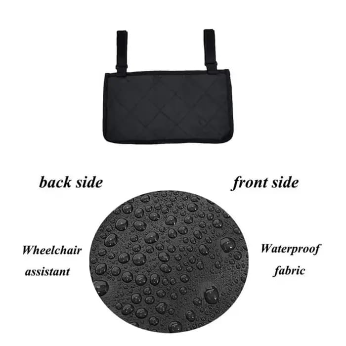 Accoudoir de fauteuil roulant Sac De Rangement Étanche