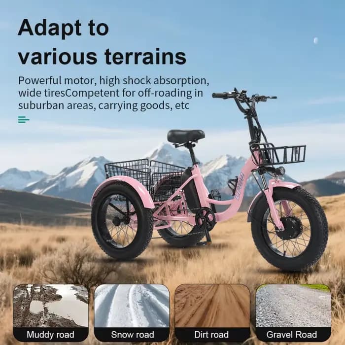 Tricycle électrique pour adultes