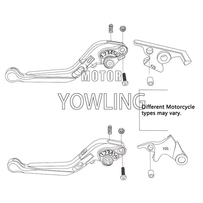 Accessoires de moto pour YAMAHA XMAX X-MAX 125 250 300 400 2021 2022 2023 2024 2025, poignées, leviers de frein et d'embrayage, guidon