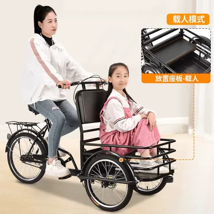 Vélos de loisirs, personnes âgées