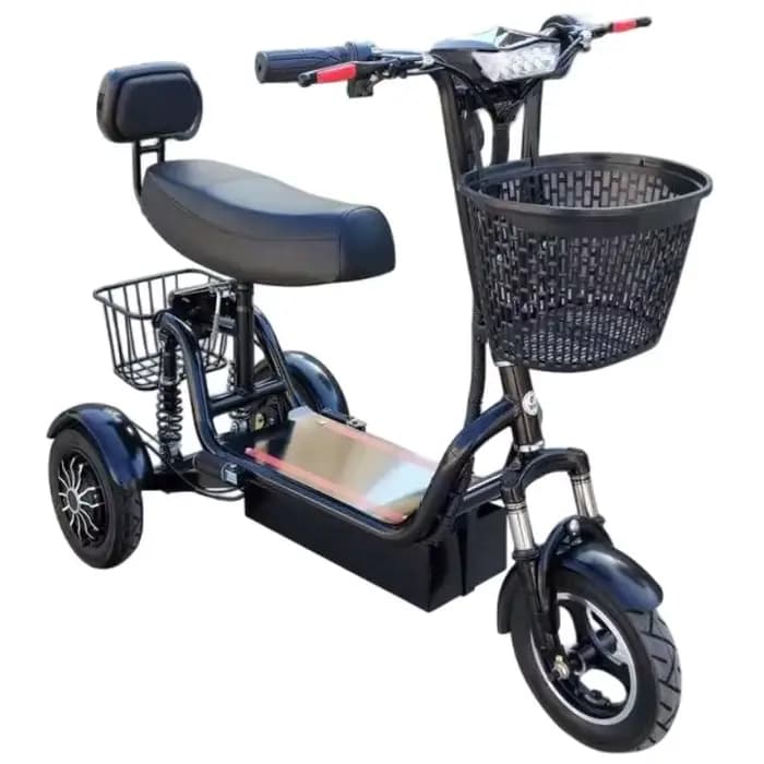 Scooter de mobilité pliable à double moteur pour les personnes âgées