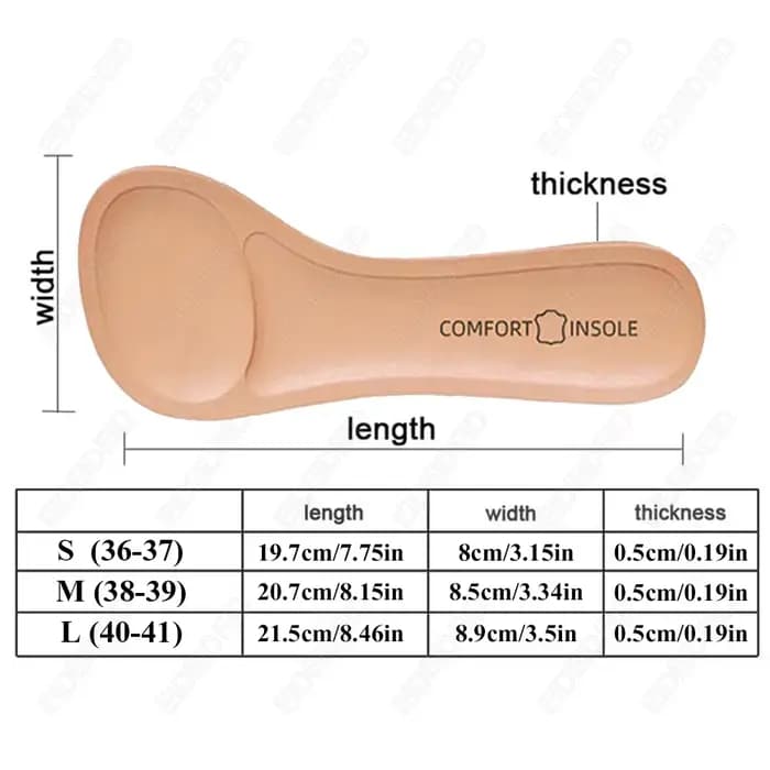 Semelles intérieures auto-adhésives pour sandales à talons hauts pour femmes, confortables, absorbant la sueur, semelle de chaussure antidérapante en mousse à mémoire de forme, coussinet de chaussure