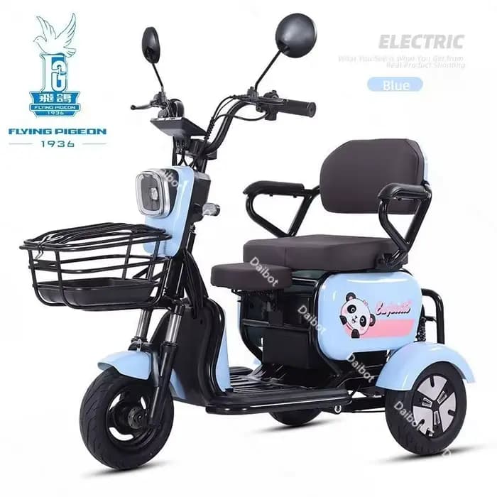 Scooter électrique familial 800W à 3 roues pour adultes et femmes