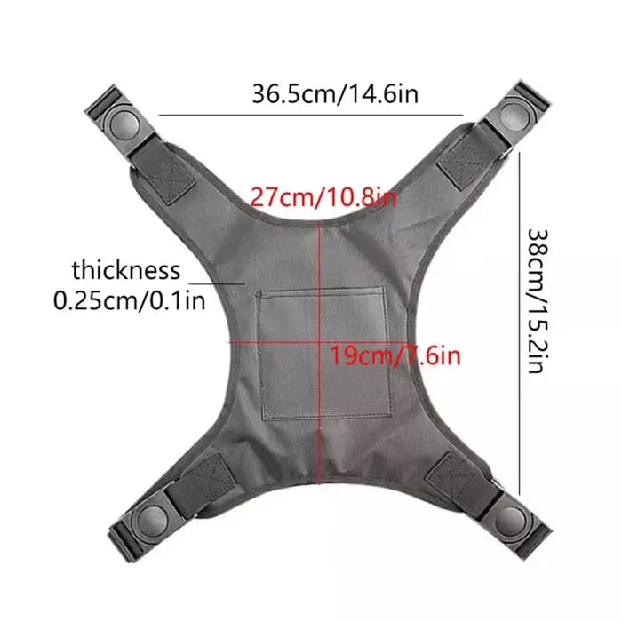 Ceinture de dossier de Style gilet pour fauteuil roulant
