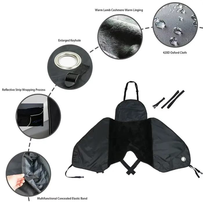 Scooters jambe couverture genou