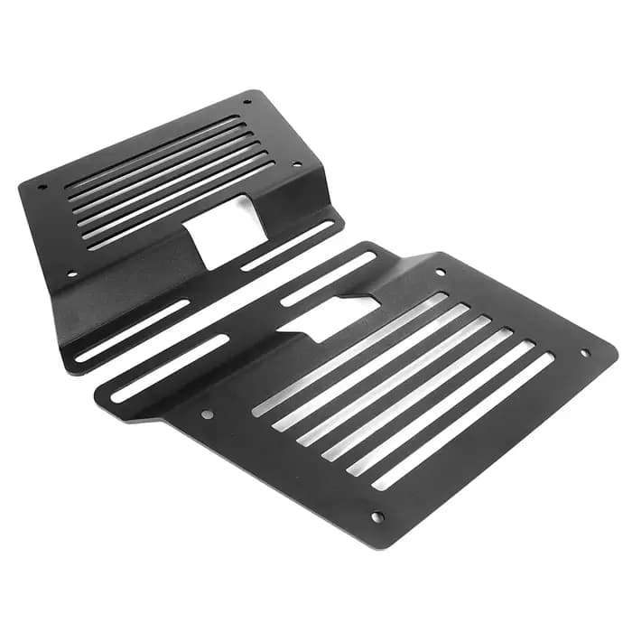 Sacs de selle de moto noirs, barre de Support de montage, supports de sac latéral en métal pour Kawasaki Honda Yamaha Suzuki Harley