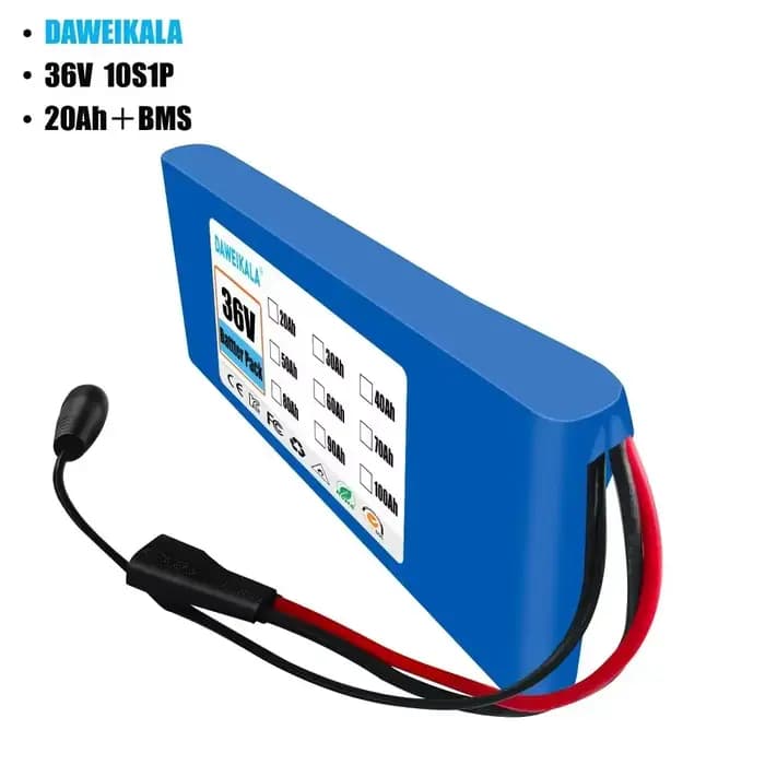 Batterie au lithium pour scooter électrique, 10S2P, 36V, 30000mAh, 500W