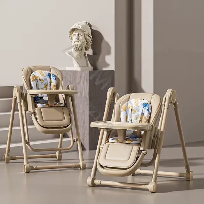 Chaise de salle à manger pour bébé/chaise de bébé multifonctionnelle/chaise de salle à manger portable pour bébé/la hauteur peut être ajustée/chaise à bascule