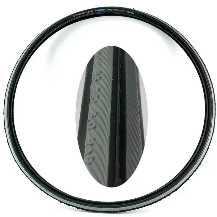 SCHWALBE RIGHTRUN 24 pouces 25-540 24x1 pneu en acier pour fauteuil roulant k-guard 3