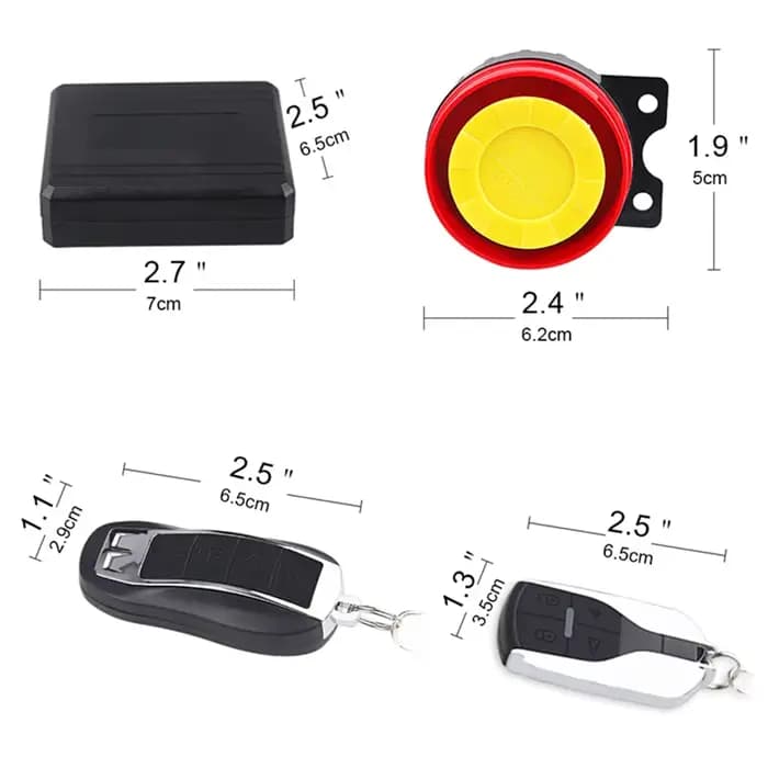 Système d'alarme universel pour moto