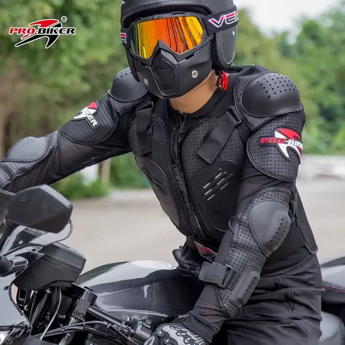 Veste de moto tout-terrain PRO-BIKER, veste d'armure MTB, armure intégrale, équipement de protection pour moto-cross et scooter
