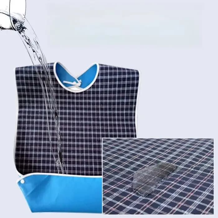 Protecteur imperméable pour l'heure des repas pour adultes