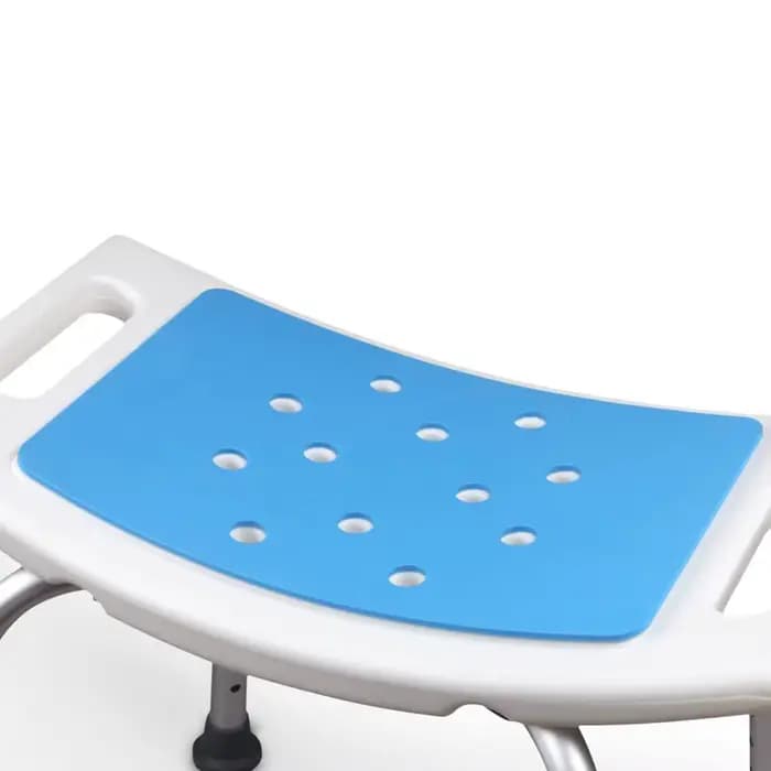 Chaise de douche antidérapante avec coussin de soutien