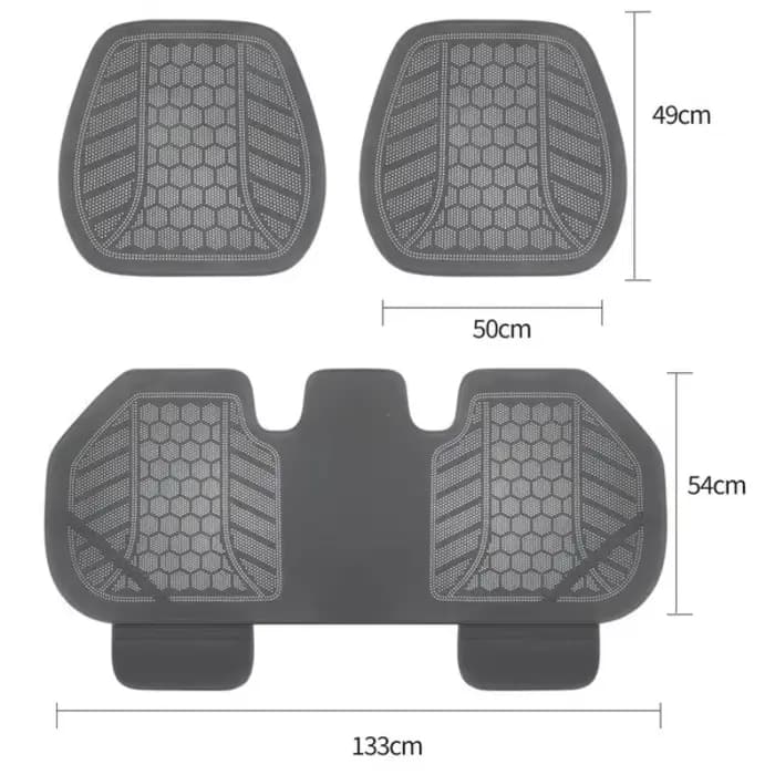 Housses de siège de voiture respirantes et confortables, coussin de siège avant et arrière, protection anti-salissure, accessoires d'intérieur automobile pour la plupart des véhicules