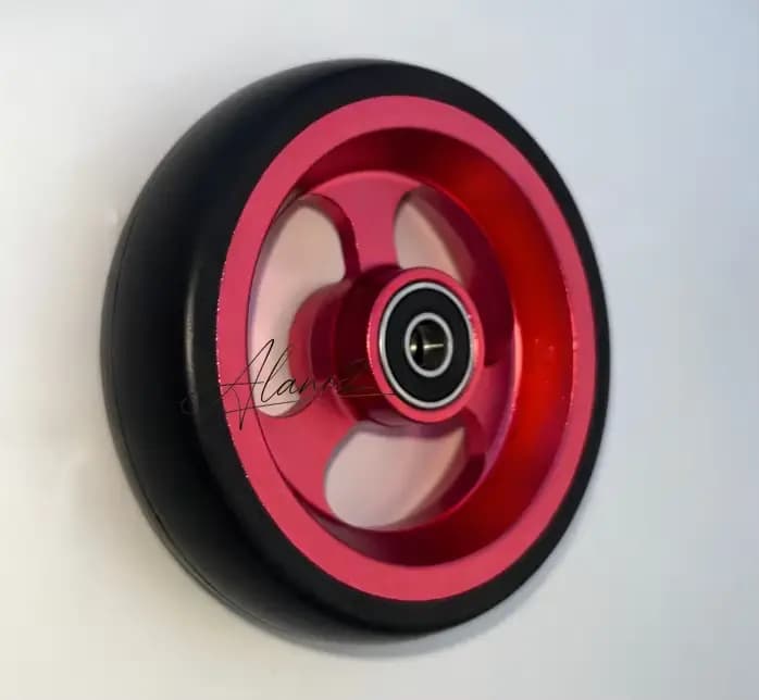 Roues pivotantes avant Alano de 4 pouces pour fauteuils roulants légers de sport