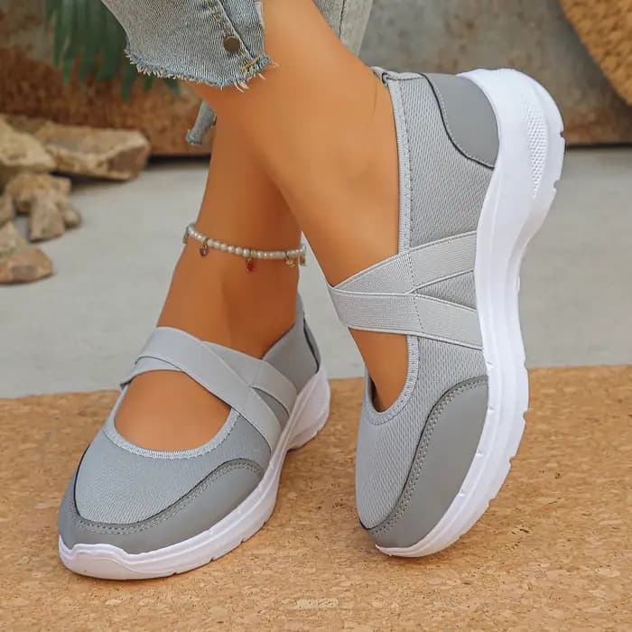 Chaussures décontractées élégantes à bout rond et semelle épaisse pour femme, nouvelle collection printemps/automne, confortables et très tendance