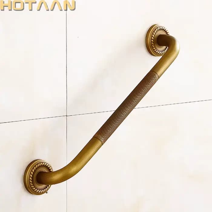 Barre d'appui de sécurité pour salle de bain en Bronze Antique