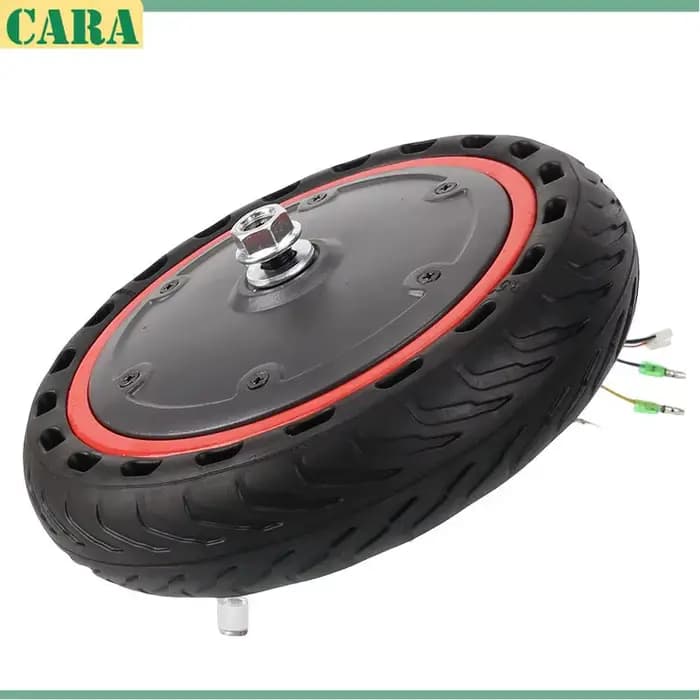 Moteur de trottinette électrique M365 8,5 pouces résistant à l'usure, bobine de roue motrice 350W 36V, pneu solide pour roue avant