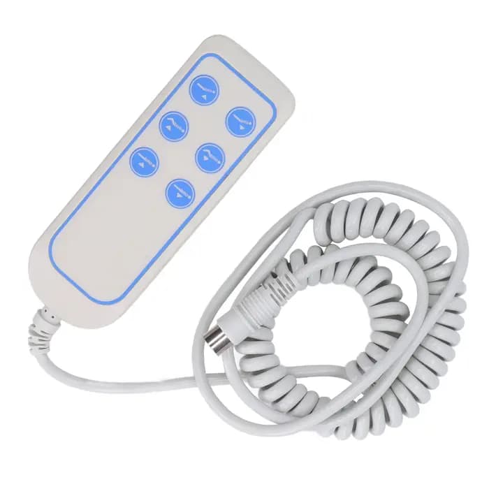 Chaise élévatrice lit à main inclinable électrique télécommande lit de levage contrôleur crochet conception 8 broches IP66 bouton de commande pour maison intelligente