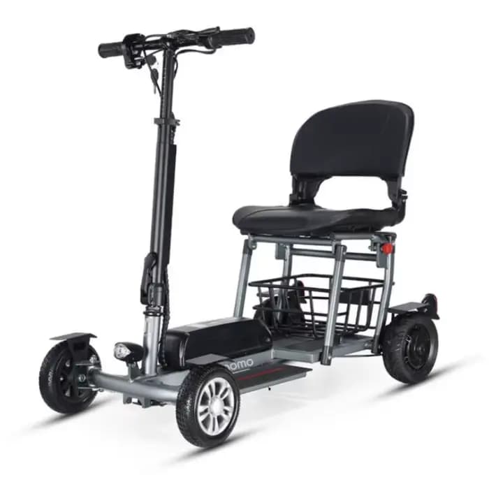 300W 36V 4 roues Scooters de mobilité pour handicapés pliable léger tout-Terrain gamme 32km Scooter électrique batterie amovible