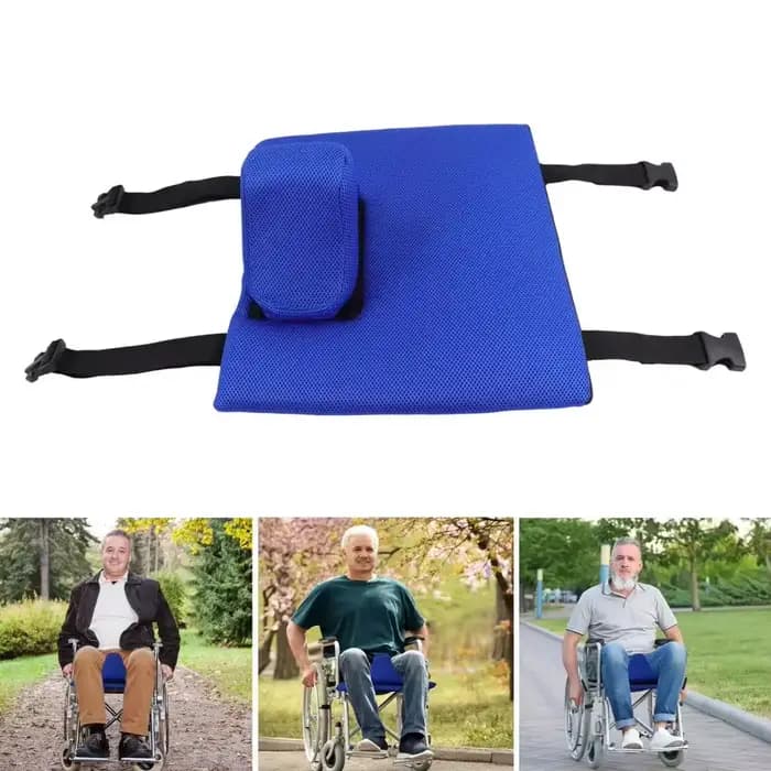 Coussin pour fauteuil roulant avec sangles réglables