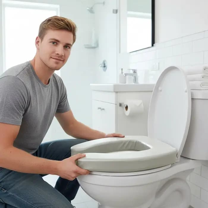 Rehausseurs de toilettes pour seniors