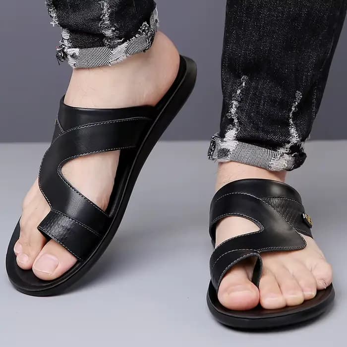 Sandales pour hommes, nouvelle collection été, antidérapantes, respirantes, légères, à semelle souple, chaussures de plage confortables, tongs à clipser, pantoufles à enfiler