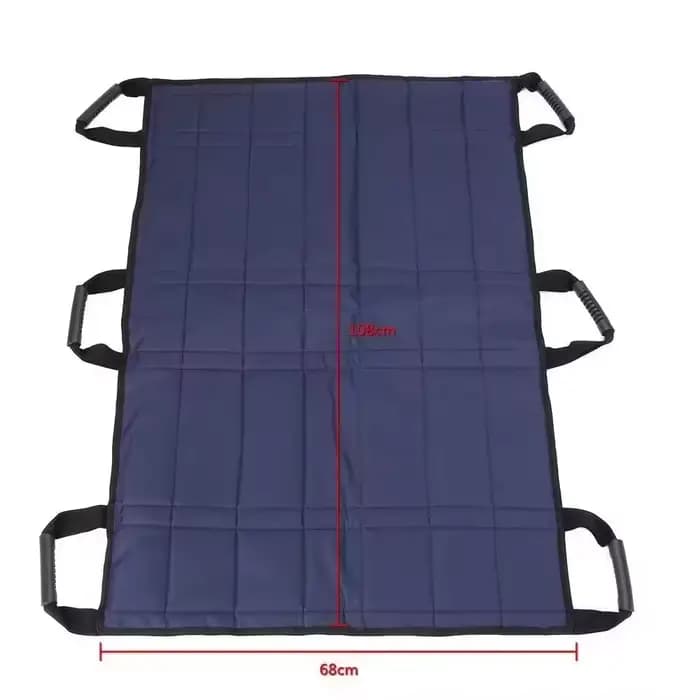 Drap de transfert réutilisable pour lit médicalisé avec coussin