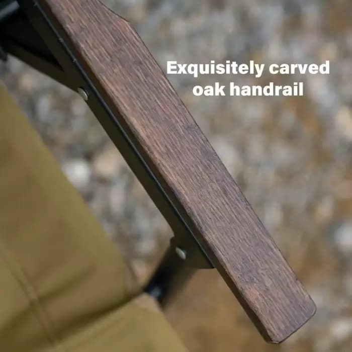 Chaise bras en bois pour pique-nique extérieur pêche à pêche lourde confortable chaise détachable chaise multifonction