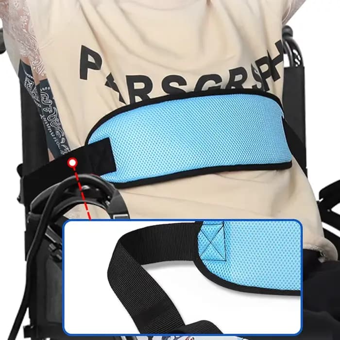 Ceinture de siège réglable pour fauteuil roulant