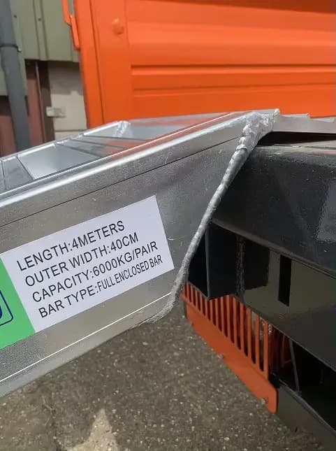 Rampe de levage de véhicule Portable robuste 2.5M 3t