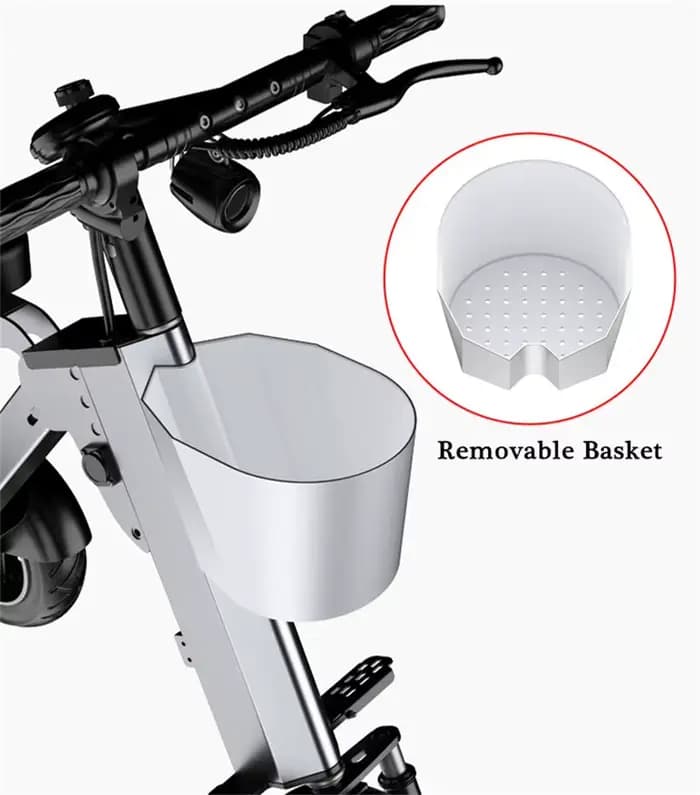 Mini Scooter électrique pliant avec siège pour adultes et femmes