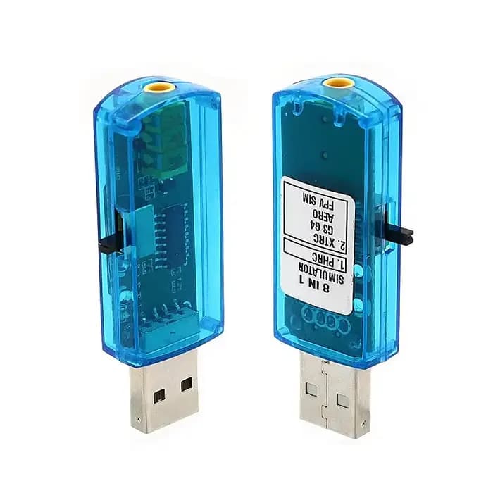 Simulateur de vol USB 8 en 1, ordinateur pour XTR5 FMS G4 FPV, contrôleur d'avion et d'hélicoptère, modèle d'outil de Simulation d'avion