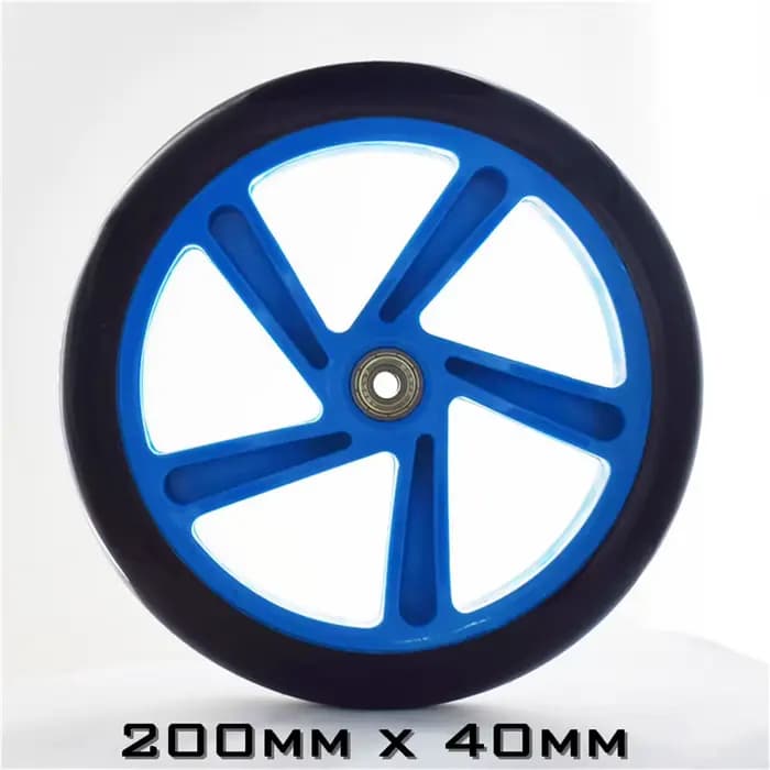 1 pièce 200mm 180mm 175mm 145mm 120mm 40mm 30mm 24mm pneu de roue de patinage de Scooter Durable PU Skateboard Rodas avec roulement