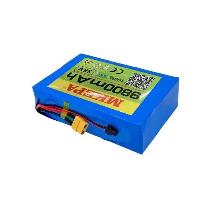Nouvelle batterie de scooter électrique carrée 36V 10S2P 18650