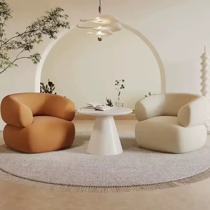 Fauteuil de lecture individuel nordique, chaise d'appoint pour balcon, chaise de bureau, fauteuil relaxant, Poltronas Decorativas, mobilier coloré