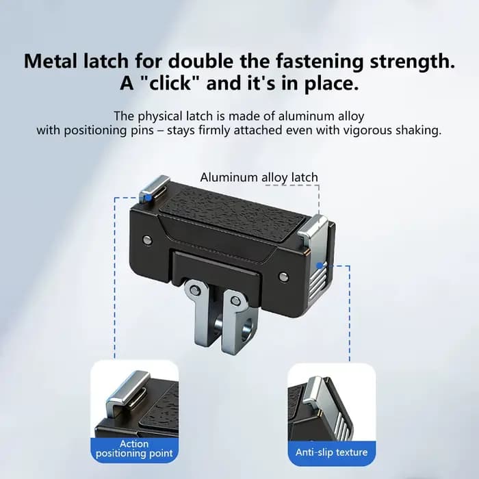 Base magnétique à dégagement rapide 360° ° Adaptateur de montage rotatif avec double griffe pour OSMO 360 pour DJI