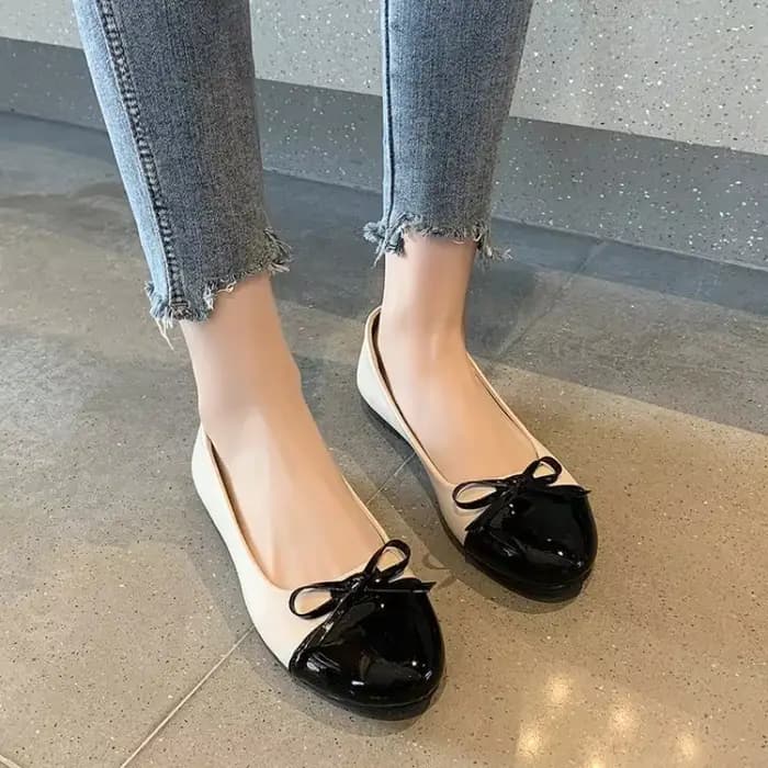 Chaussures plates confortables pour femmes, ballerines d'été, nouvelles mules à bouche peu profonde antidérapantes, élégantes avec nœud, chaussures simples pour femmes