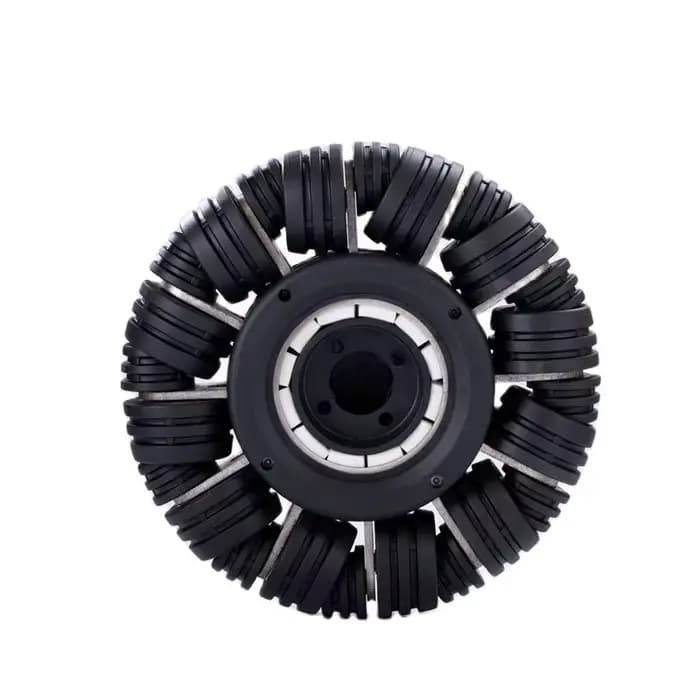 Roues Omni en TPU roue omnidirectionnelle roulette électrique pour fauteuil roulant