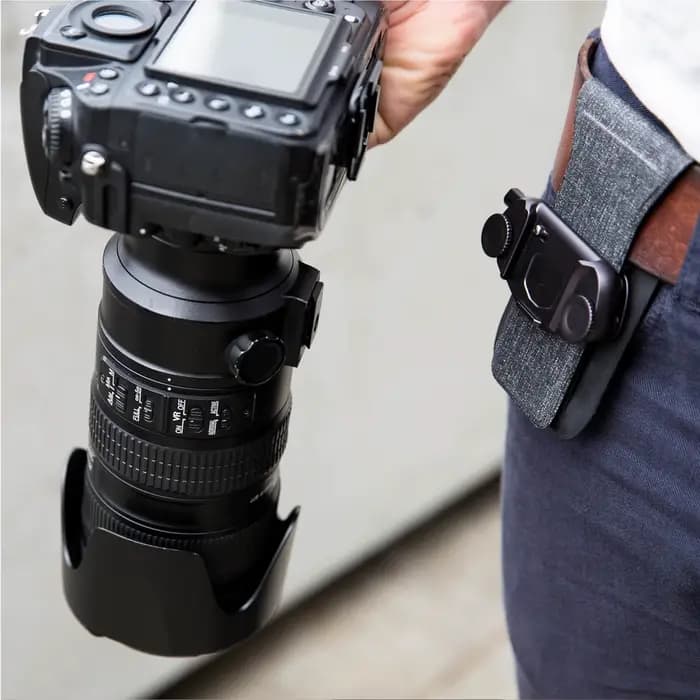 Pro Pad V2, charbon de bois, confort et stabilité améliorés pour capturer le clip d'appareil photo, peut contenir DSLR, les corps compacts et ponctuels et de prise de vue