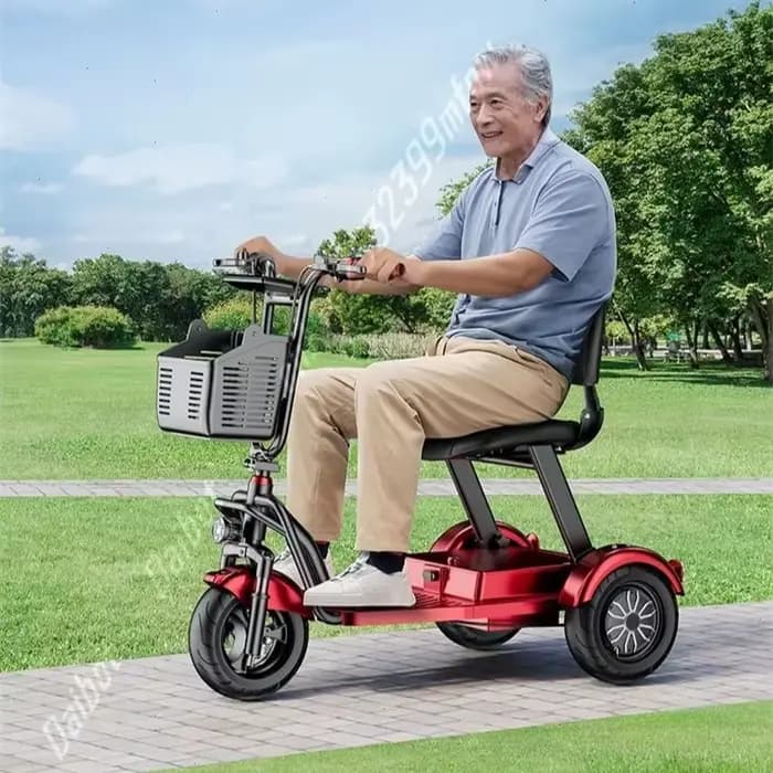 Scooter de mobilité pliant Mini pour personnes âgées handicapées famille puissant