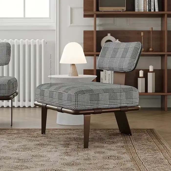 Canapé Design italien chaises de salon nordique luxe confortable velours chaises de salon meubles de maison modernes Cadeiras LLLC