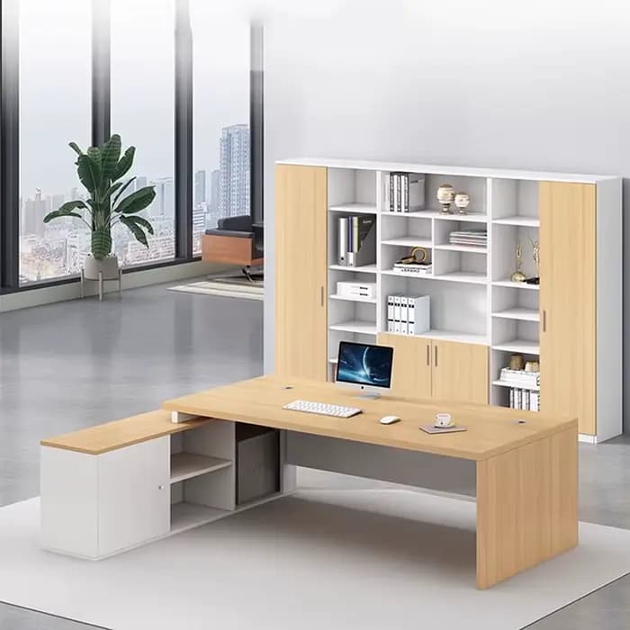 Bureau professionnel en bois Vintage Simple irrégulier salon bureau moderne Escritorio Oficina meubles à la mode