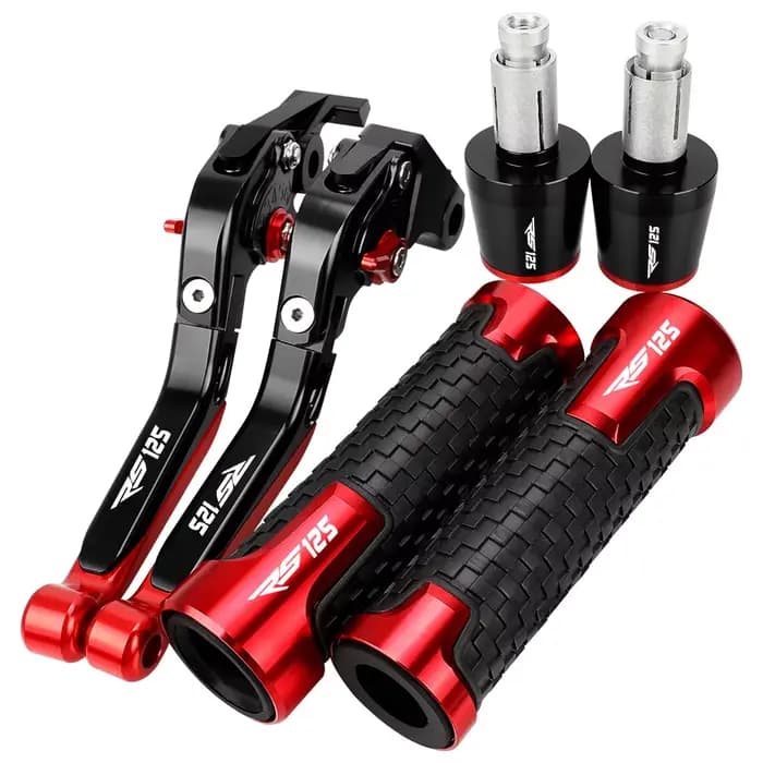 Leviers d'embrayage de frein extensibles, poignées de guidon, extrémités de poignée pour Aprilia RS125 RS 125, 2006-2010, accessoires de moto