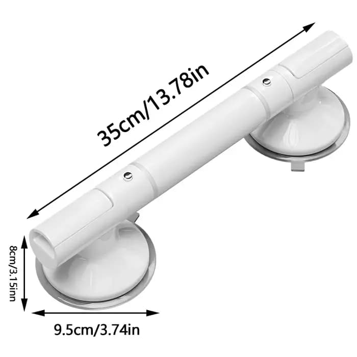 Barre d'appui antidérapante pour salle de bain