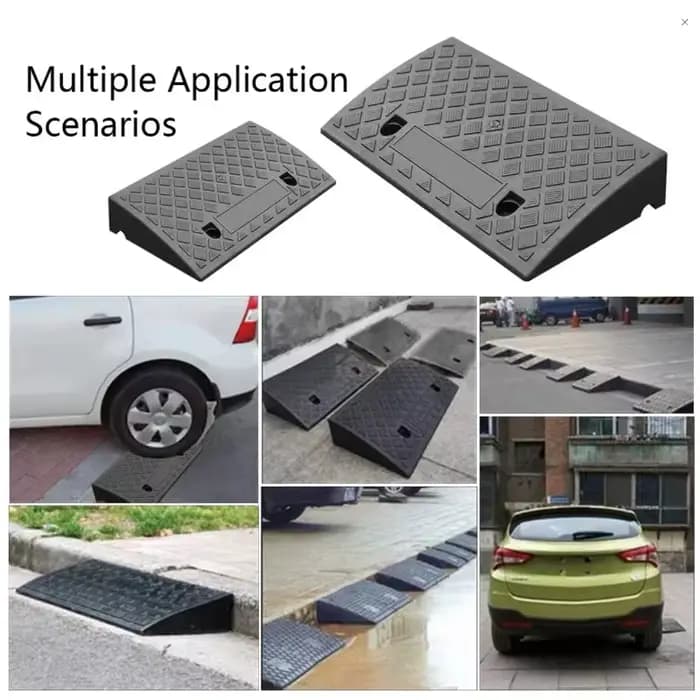 Rampe de seuil portable durable de 3 à 10 cm de hauteur