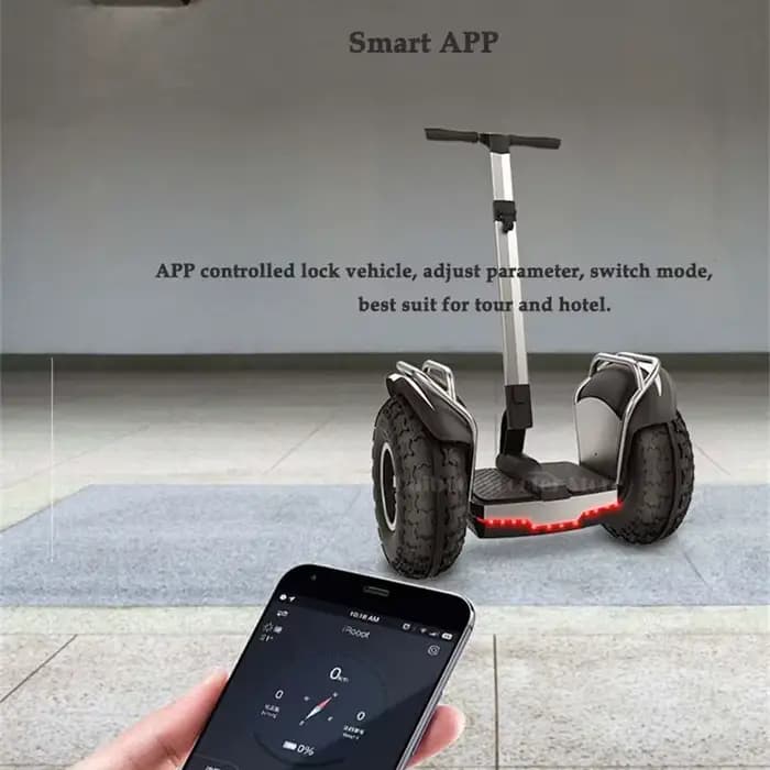 Daibot hors route adulte Scooter électrique 19 pouces auto équilibrage Scooters 1200W * 2