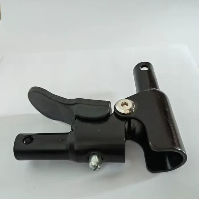 2 pièces d'accessoires pour fauteuil roulant électriques pliants avec dossier noir électroplaqué